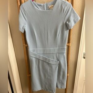 light blue business professional dress H&M